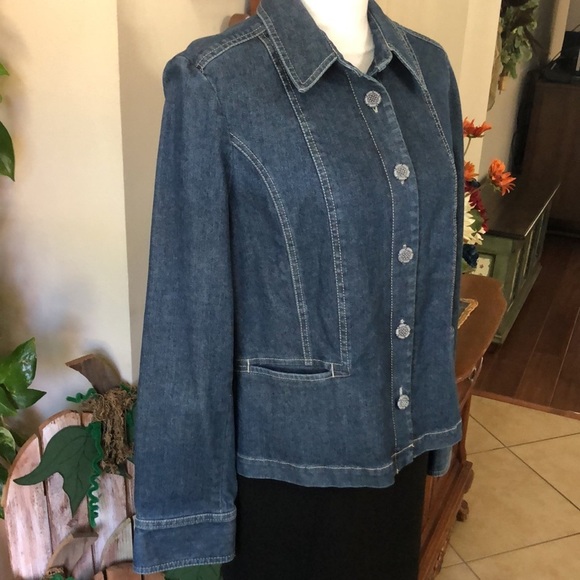 Valerie Stevens Denim Jean Jacket   G135 - Picture 3 of 9